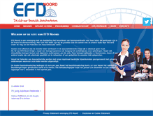Tablet Screenshot of efdnoord.nl